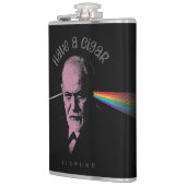 Rosa Fröstling (haben ein Zigar) Flachmann (Links)