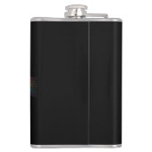 Rosa Fröstling (haben ein Zigar) Flachmann (Rückseite)