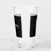 Rosa Fröstling (haben ein Zigar) Glas (Links)