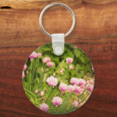 Rosa Frühjahrsallien Schlüsselanhänger (Vorderseite)