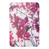 Rosa Frühling | Blütenbaum Badematte (Vorderseite Vertikal)