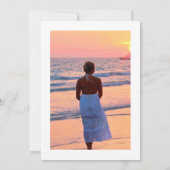 Rosa Frühling Kirsche Blossom Feier des Lebens Einladung (Rückseite)