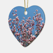 Rosa Frühling Magnolia Blüten Blumenzauber Keramikornament (Links)