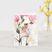 Rosa Frühling Rose Blumenzwiebeln Foto Hochzeit Vi Karte (Gelbe Blume)