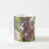 Rosa Frühlings-Blumen-Tasse Kaffeetasse (Vorderseite Links)