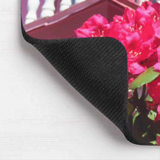 Rosa Frühlingsbalkon - Martha's Vineyard Mousepad (Ecke)