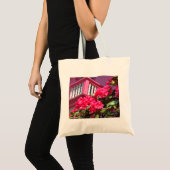 Rosa Frühlingsbalkon - Martha's Vineyard Tote Bag Tragetasche (Vorderseite (Produkt))