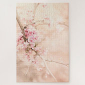 Rosa Frühlingsbaum-Blume Puzzle (Vertikal)