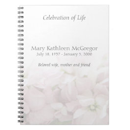 Rosa Frühlingsblumen verblassen Gedenkstätte Notizblock