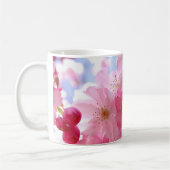 Rosa Frühlingsblüte Kaffeetasse (Links)