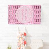 Rosa Frühlingsblüte und Kirschen Banner (Insitu)