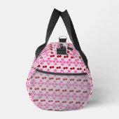 Rosa Frühlingsblüte und Kirschen Duffle Bag (Rechts)