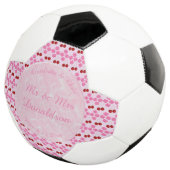 Rosa Frühlingsblüte und Kirschen Fußball (Dreiviertel)