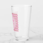 Rosa Frühlingsblüte und Kirschen Glas (Links)