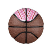 Rosa Frühlingsblüte und Kirschen Mini Basketball (Rechts)