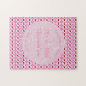 Rosa Frühlingsblüte und Kirschen Puzzle (Horizontal)