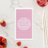 Rosa Frühlingsblüte und Kirschen Serviette (Beispiel)