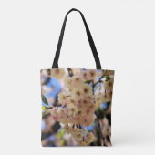 Rosa Frühlingsblüten floral Tasche (Rückseite)