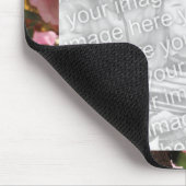 Rosa Frühlingsblüten florale Fotos Mousepad (Ecke)