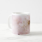 Rosa Frühlingsblüten Kaffeetasse (Vorderseite Links)