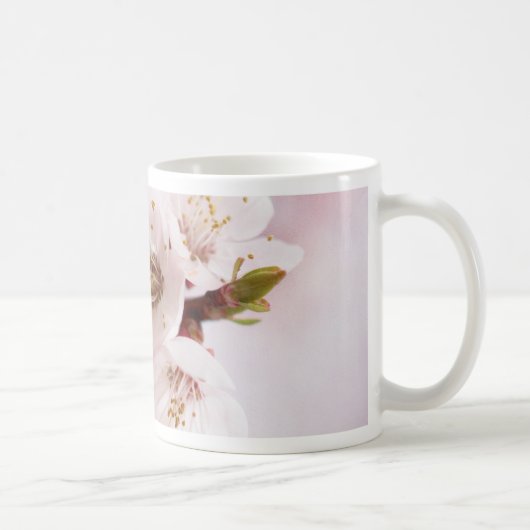 Rosa Frühlingsblüten Kaffeetasse (Rechts)
