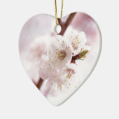 Rosa Frühlingsblüten Keramik Ornament (Links)
