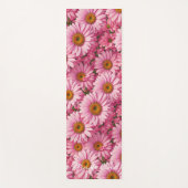 Rosa Frühlingsblütenrosa Gänse Retrosa Blume Yogamatte (Vorderseite)