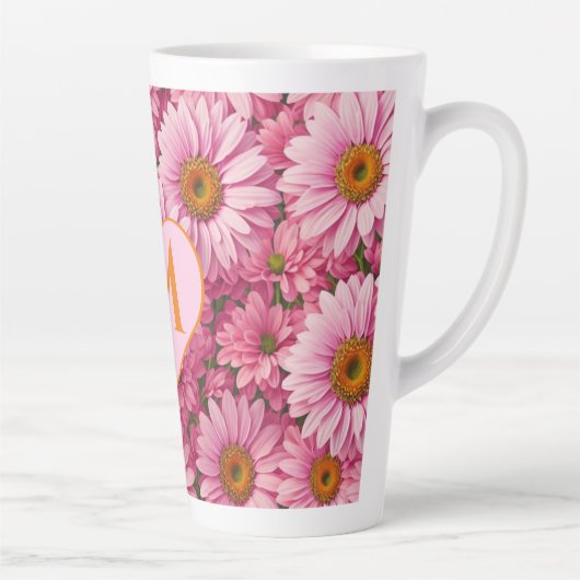 Rosa Frühlingsblütenrosa Gänse Rosa Blume Milchtasse (Rechts)