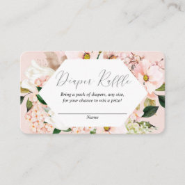 Rosa Frühlingsfloralen Girl-Dillierkarten Begleitkarte