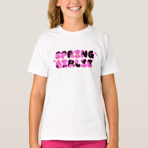 Rosa Frühlingsgirlie T-Shirt