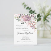 Rosa Frühlingshuppe Einladung (Stehend Vorderseite)