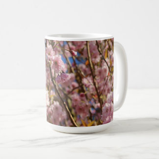 Rosa Frühlingskirschblüte Kaffeetasse