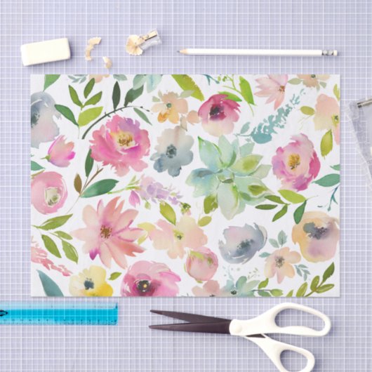 Rosa Frühlingsmüttertagssammlung Seidenpapier (Handwerk)