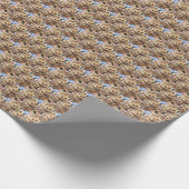 Rosa Frühlingssonne Blume blüht Natur Kunstmuster Geschenkpapier (Ecke)