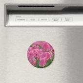 Rosa Frühlingtulis Magnet (In Situ (Geschirrspüler))