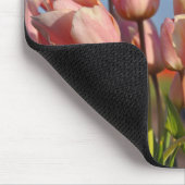 Rosa Frühlingtulis Mousepad (Ecke)