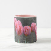 Rosa Frühlingtulis Tasse (Zentrum)