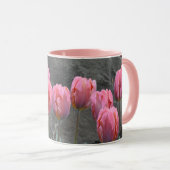 Rosa Frühlingtulis Tasse (VorderseiteRechts)