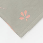 Rosa Fuchsbaby-Nursery Süßes Waldtier-Muster Fleecedecke (Ecke)