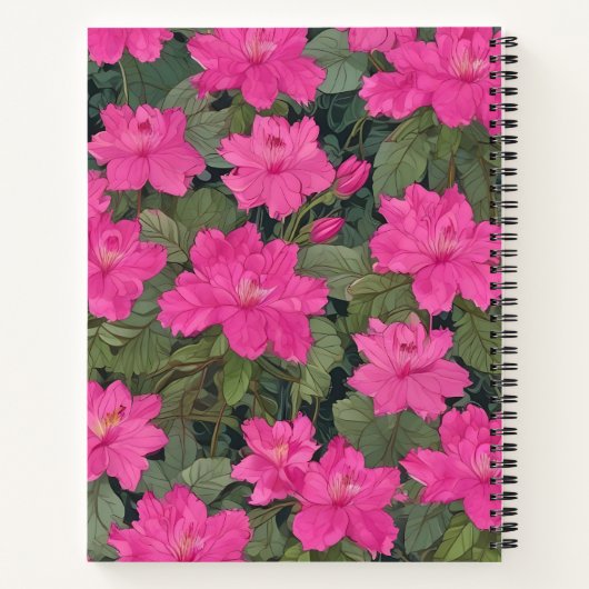 Rosa Fucsia Notizblock (Rückseite)