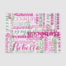 Rosa Fun Name Collage Allover Print