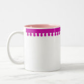Rosa Fun-Tasse Zweifarbige Tasse (Links)