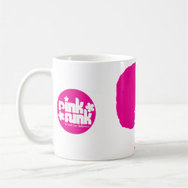 Rosa Funkafro-Hauch-Küken-Tasse Tasse