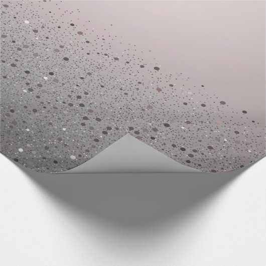 Rosa Funkelnd Glitzer Sweet 16 Birthday Party Geschenkpapier (Ecke)