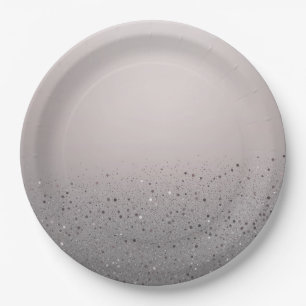 Rosa Funkelnd Glitzer Sweet 16 Birthday Party Pappteller