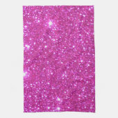 Rosa funkelnd Schein-Glitzer-Küchen-Tücher Küchentuch (Vertikal)