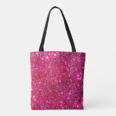 Rosa funkelnd Tragetaschen-Prinzessin Glittery Fun Tasche (Rückseite)