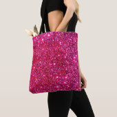 Rosa funkelnd Tragetaschen-Prinzessin Glittery Fun Tasche (Von Nahem)
