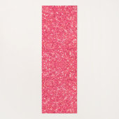 Rosa, funkelnde Glitzer, Geschenk für sie Yogamatte (Rückseite)