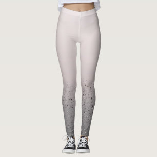 Rosa funkelnder Glitter Leggings